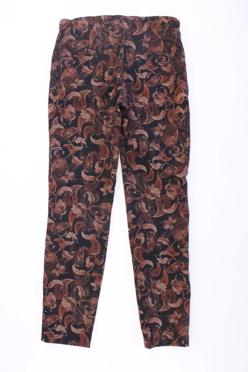 Gerry Weber Stoffhose Gr. 36 mit Paisleymuster braun