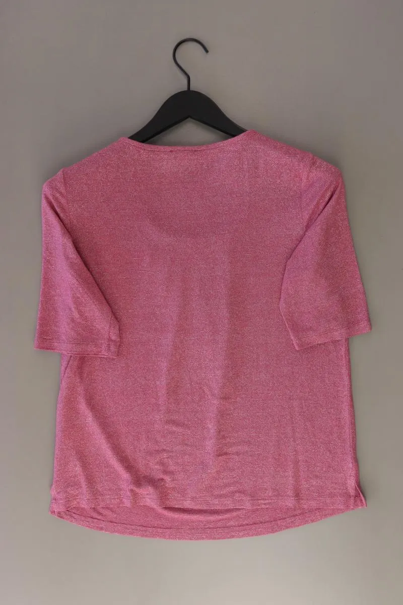 Street One T-Shirt Gr. 38 Kurzarm mit Glitzer rosa aus Viskose