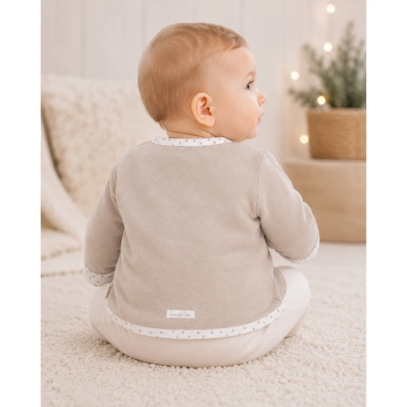 BONDI Baby Wendejacke "Gänschen" 93955 | Cappuccino