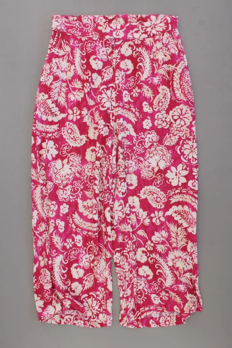 Mango 7/8 Hose Gr. XS mit Blumenmuster pink aus Viskose