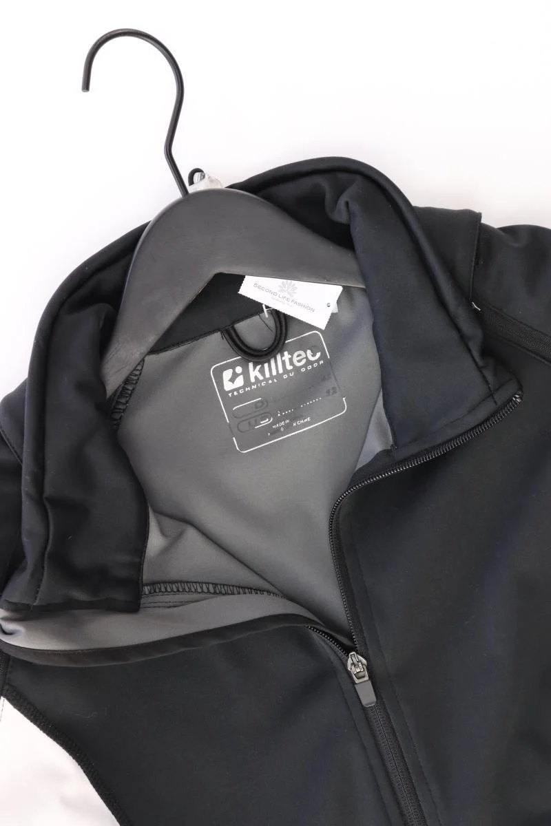 Killtec Softshelljacke Gr. 42 schwarz aus Polyester