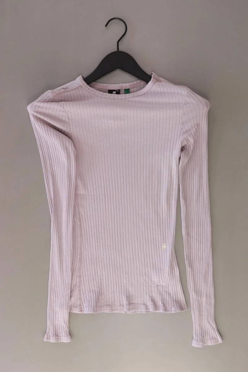 G-Star RAW Longsleeve-Shirt Gr. S Langarm rosa aus Baumwolle