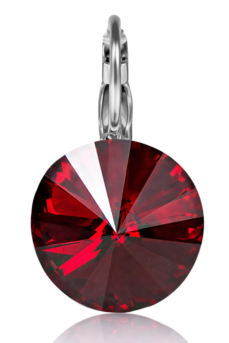 LUISIA® Ohrringe Rivoli mit Kristallen von Swarovski® - 12 mm | Siam