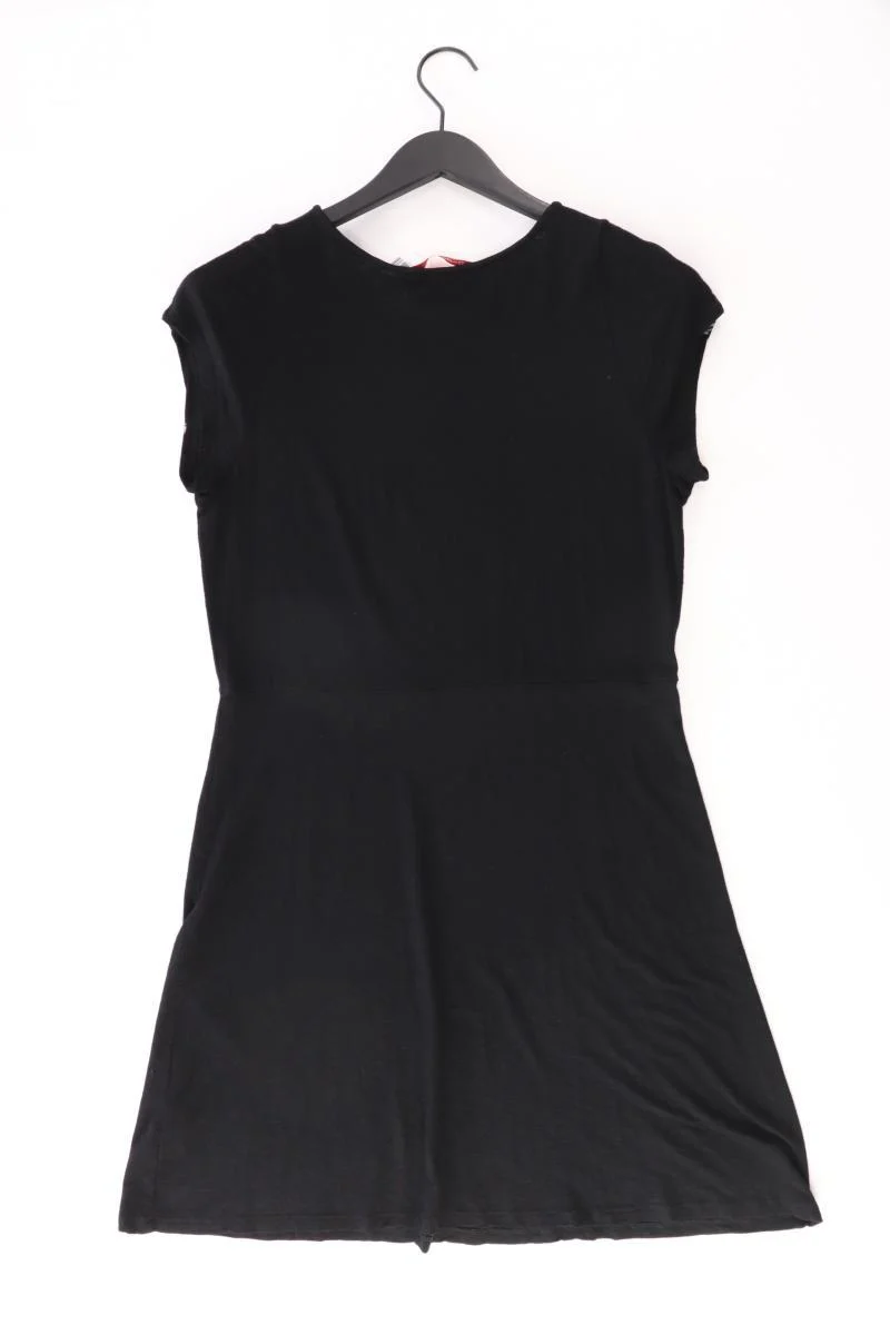 Desigual Kurzarmkleid Gr. XL schwarz aus Baumwolle