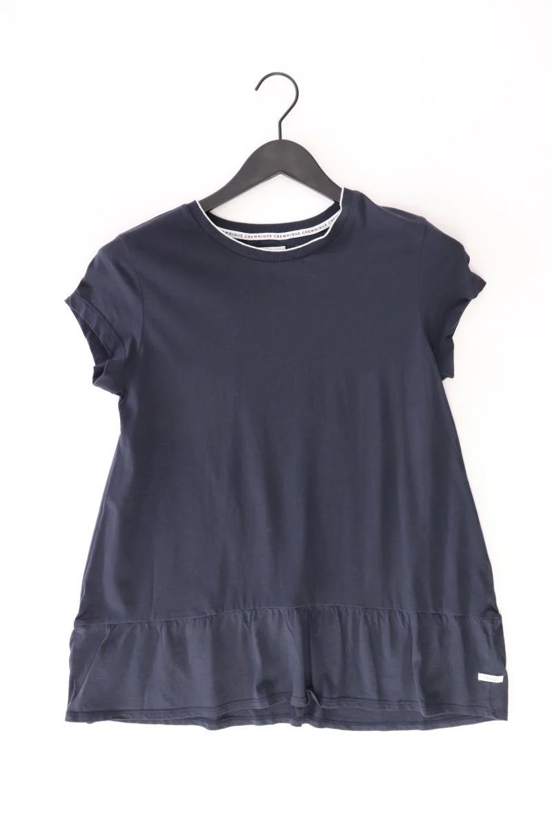 Marc O'Polo T-Shirt Gr. S Kurzarm blau aus Baumwolle