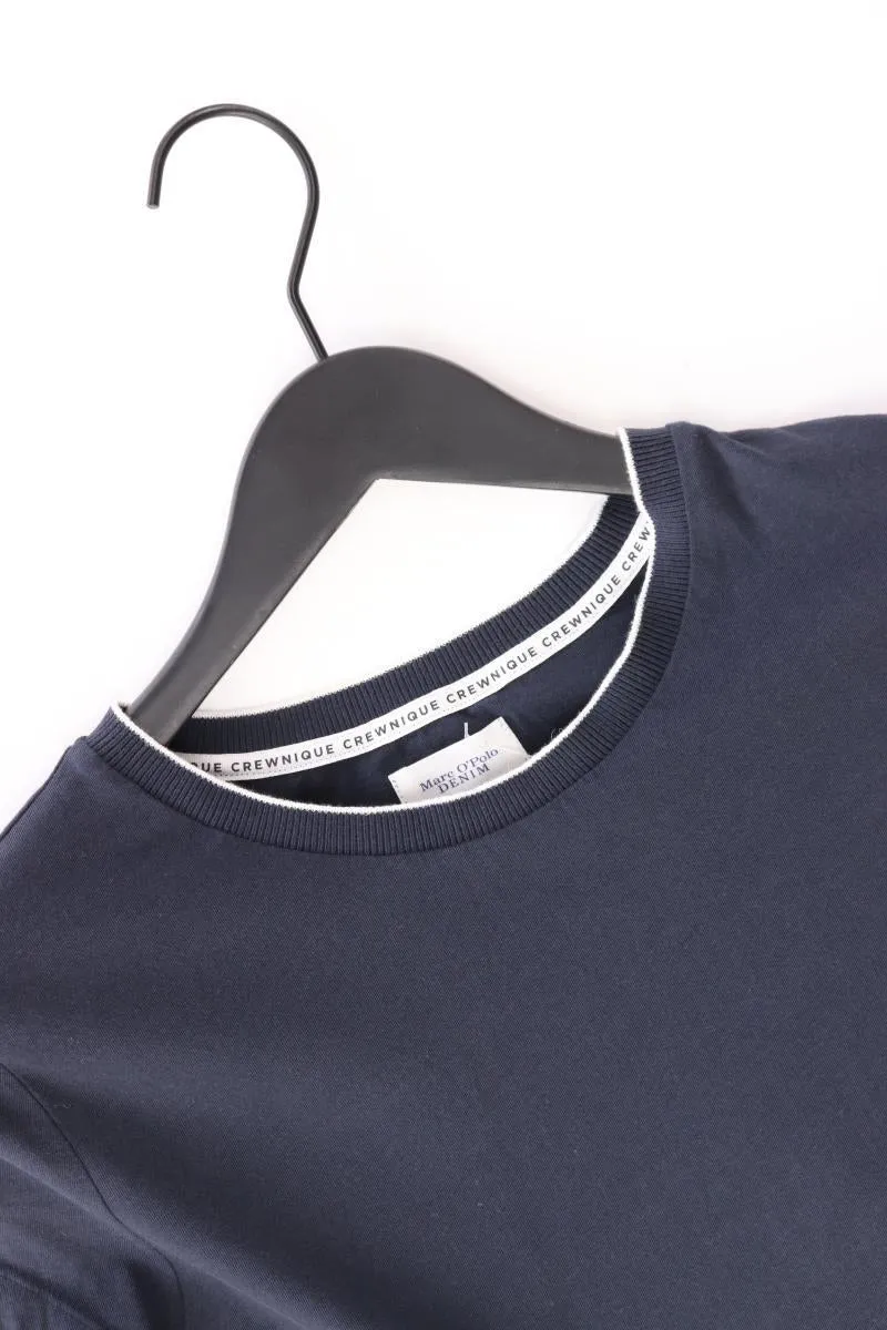 Marc O'Polo T-Shirt Gr. S Kurzarm blau aus Baumwolle