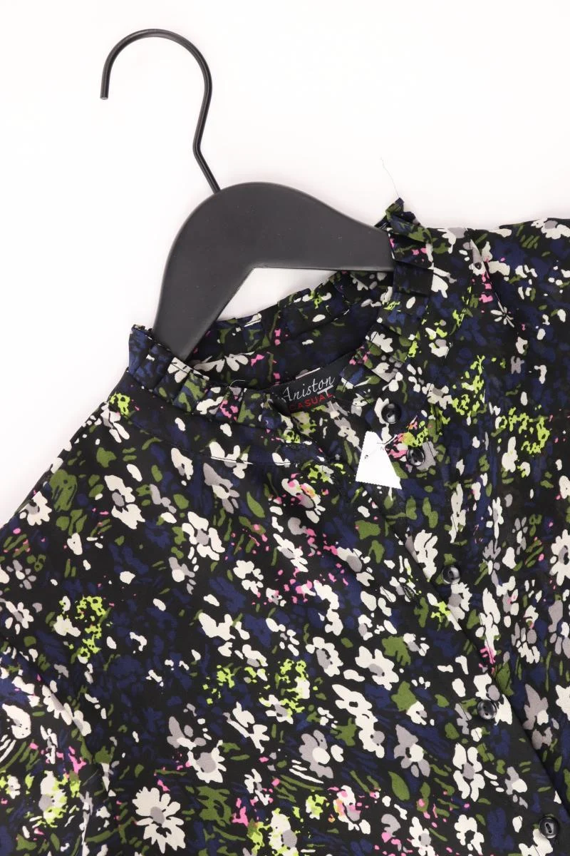 Aniston Langarmkleid Gr. 36 mit Blumenmuster mehrfarbig aus Polyester
