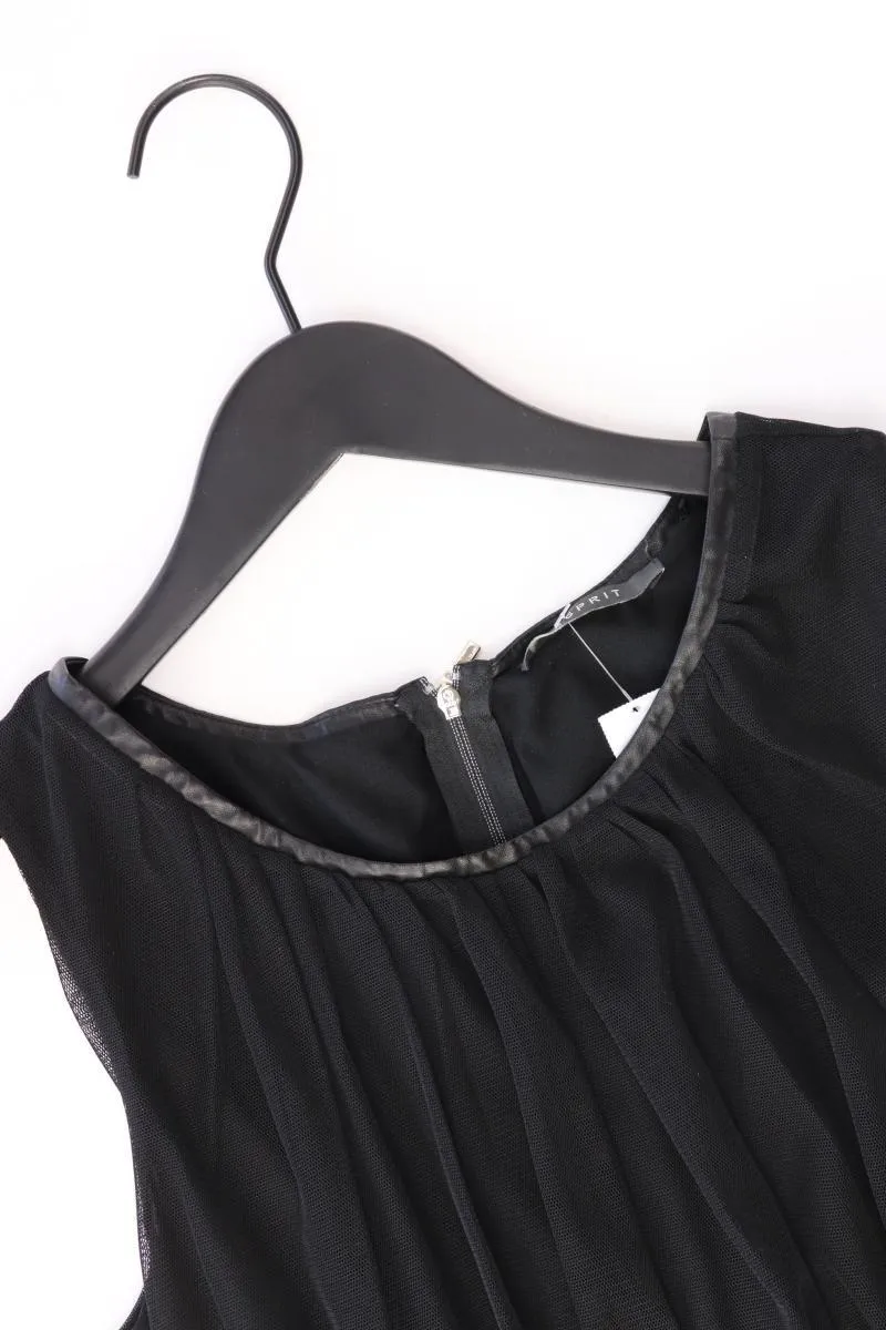 Esprit Abendkleid Gr. M Ärmellos schwarz aus Polyester