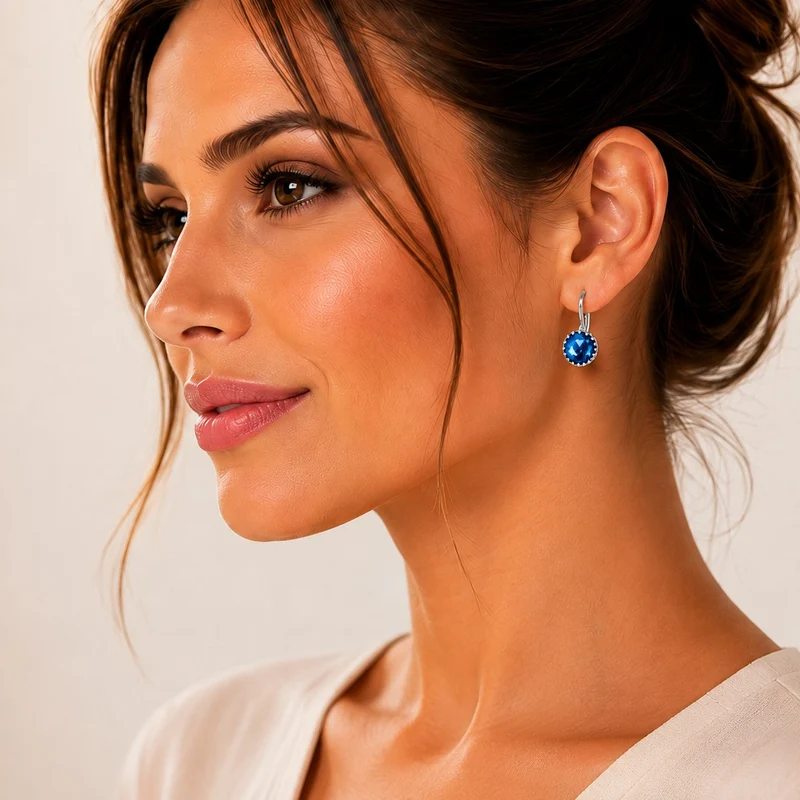 LUISIA® Kronen Ohrringe "Vivana" mit Kristallen von Swarovski® | Montana