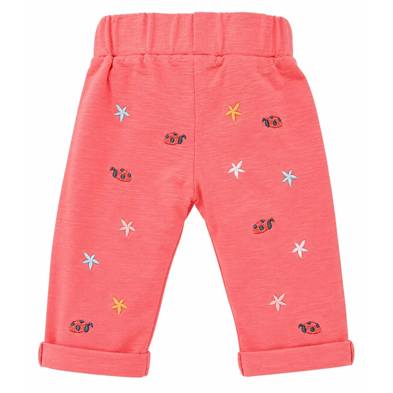 BONDI Leggings "Marienkäfer" mit Stickerei 93693 - Koralle | Laufhose