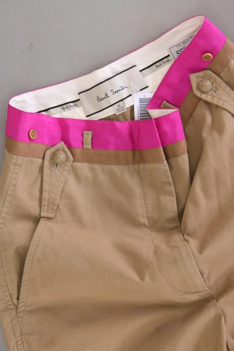 Paul Smith Hose Gr. IT 42 (S) braun aus Baumwolle
