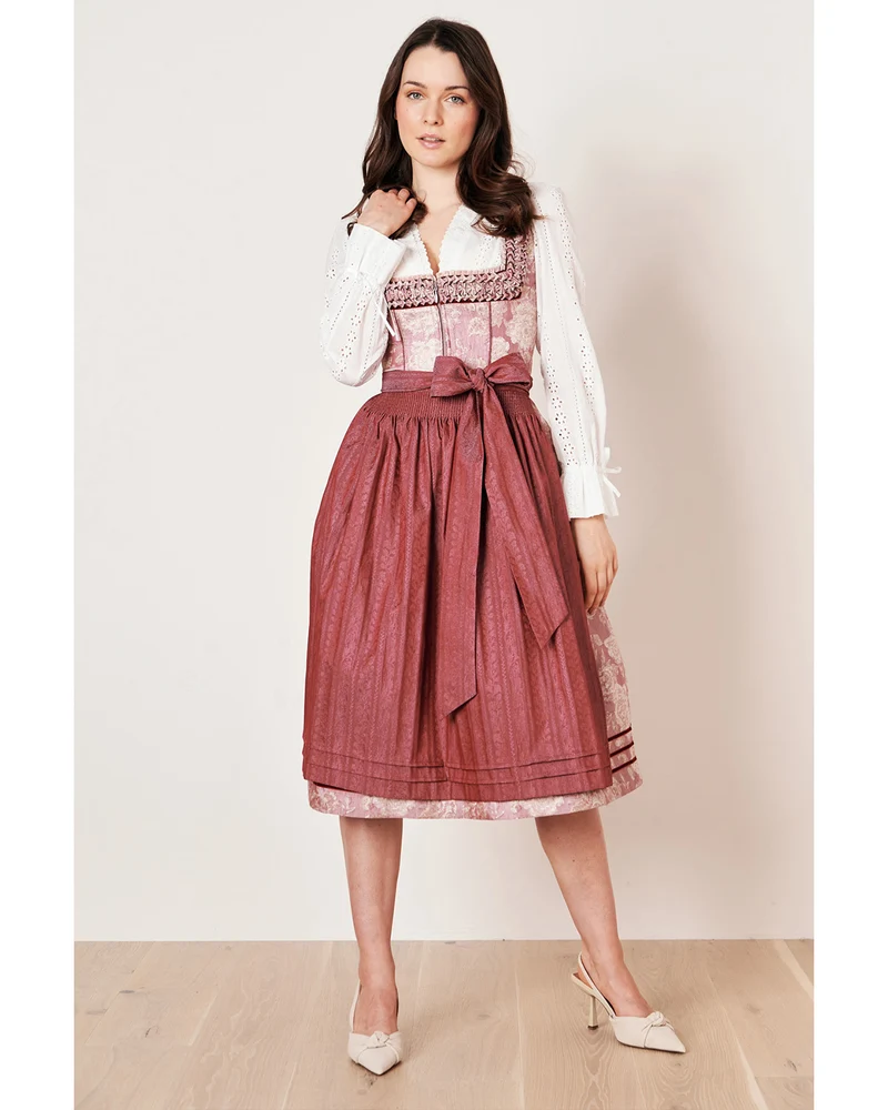 Krüger Collection Dirndl "Clara" 112866 | Beere 70cm