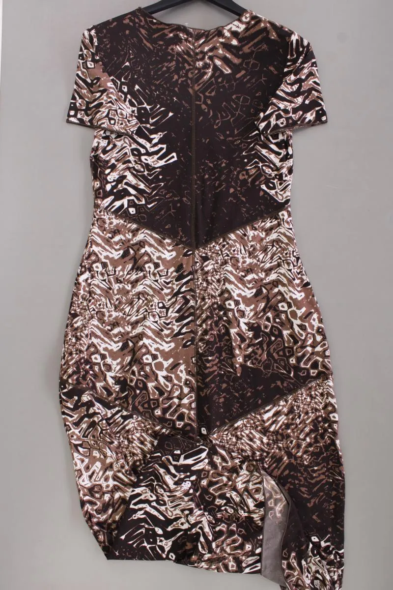 Blacky Dress Kurzarmkleid Gr. 40 braun aus Polyamid