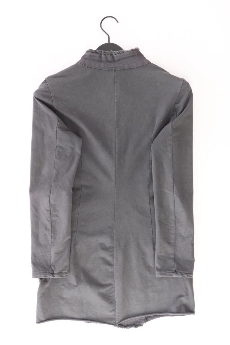 HEIMATLIEBE Slim Cardigan Gr. S Langarm grau aus Baumwolle