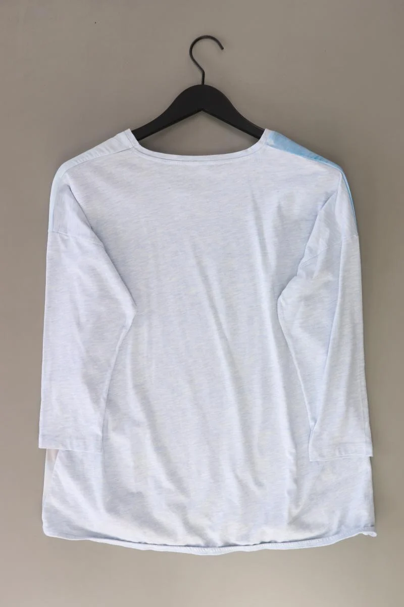 fiora blue Printshirt Gr. 44 3/4 Ärmel blau aus Polyester