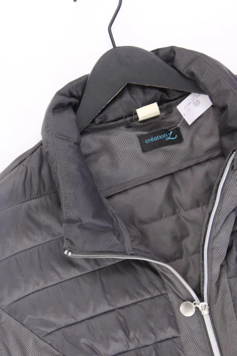 Création L. Steppjacke Gr. 50 grau aus Polyester