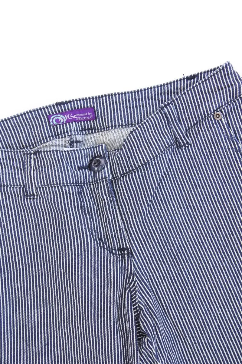 AJC Fashion Hose Gr. 36 gestreift blau aus Baumwolle
