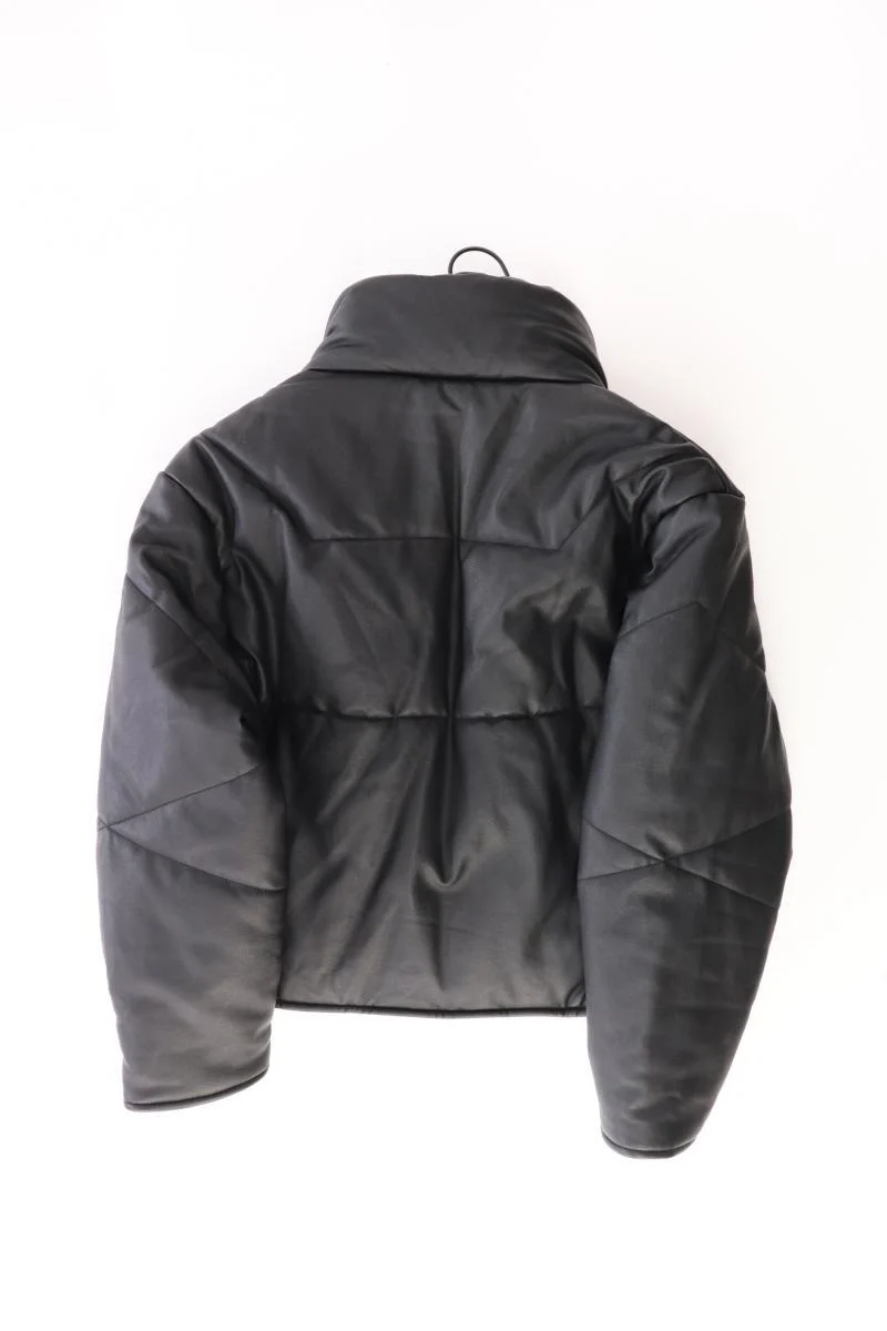 COLLUSION Kunstlederjacke Gr. 36 schwarz