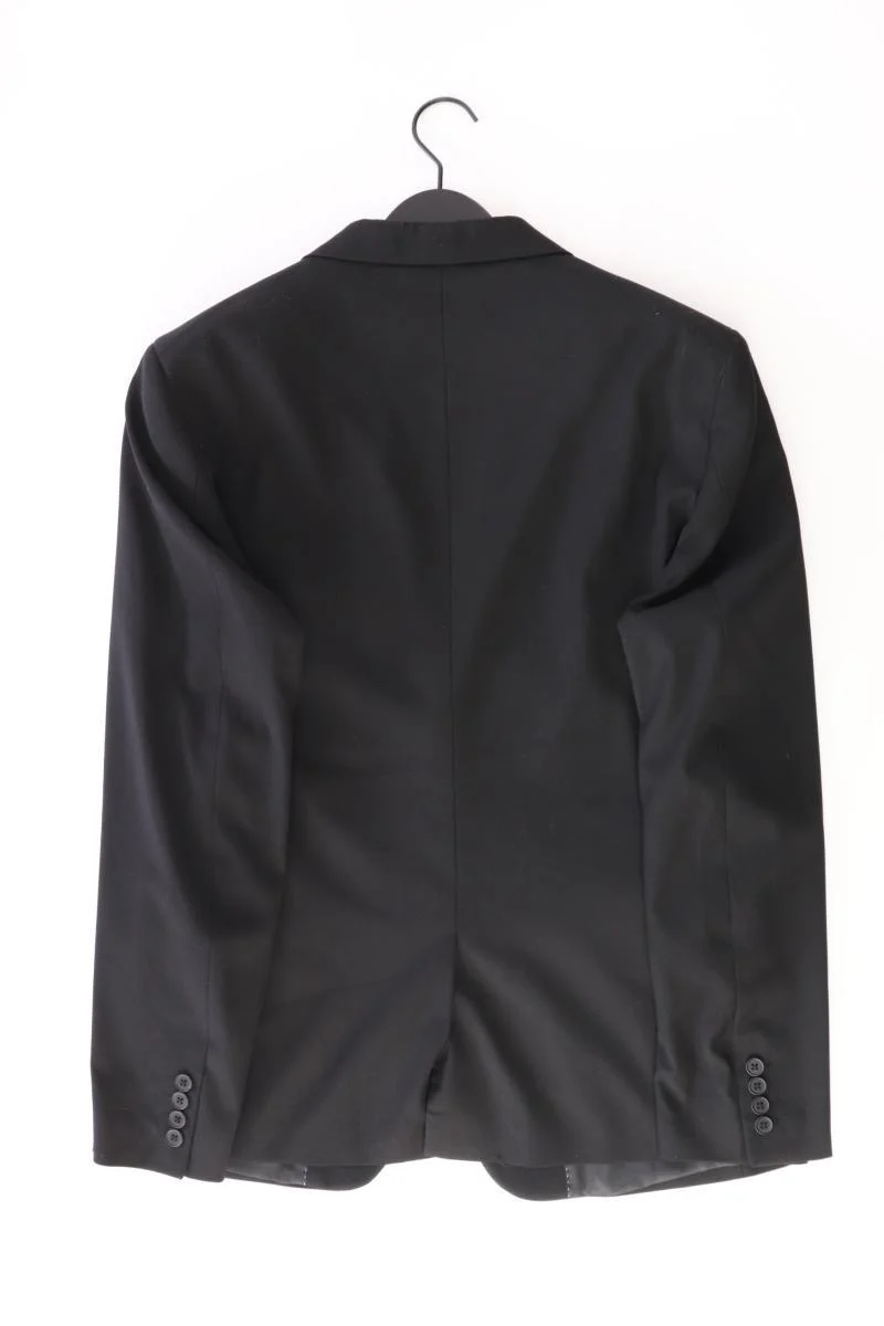 WE Fashion Longsakko für Herren Gr. 52 schwarz aus Polyester