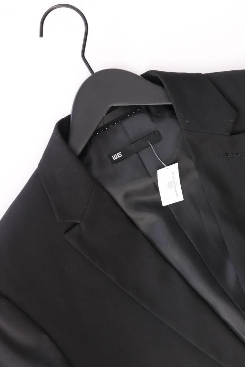 WE Fashion Longsakko für Herren Gr. 52 schwarz aus Polyester