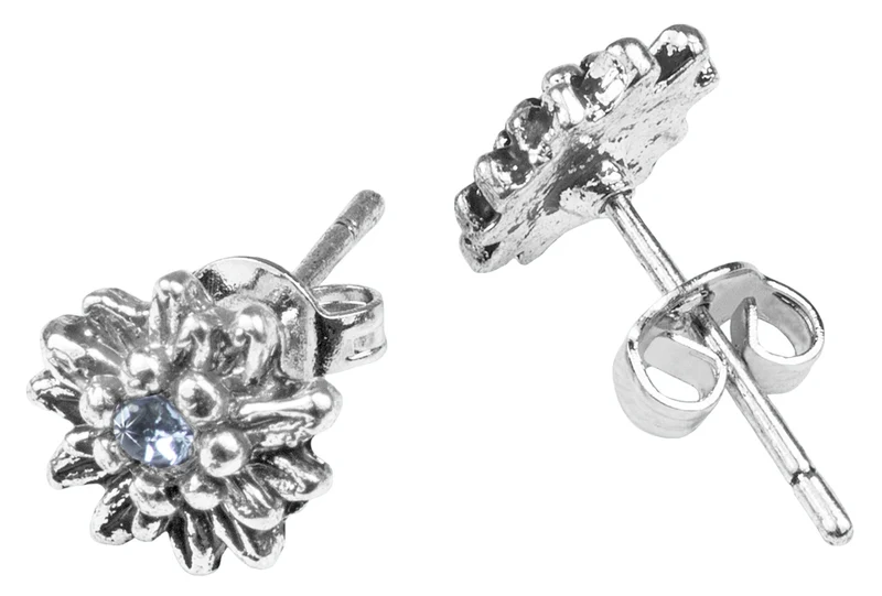 LUISIA® Edelweiß Ohrringe Marla mit Premium Kristallen - Hellblau