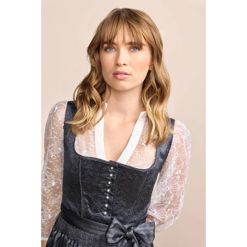 Krüger MADL Dirndl "Diliana" 416569 | Anthrazit 60cm