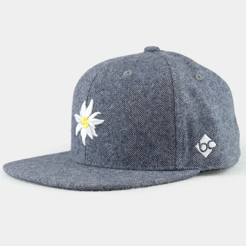Bavarian Caps Edelweiß Flanell Hellblau