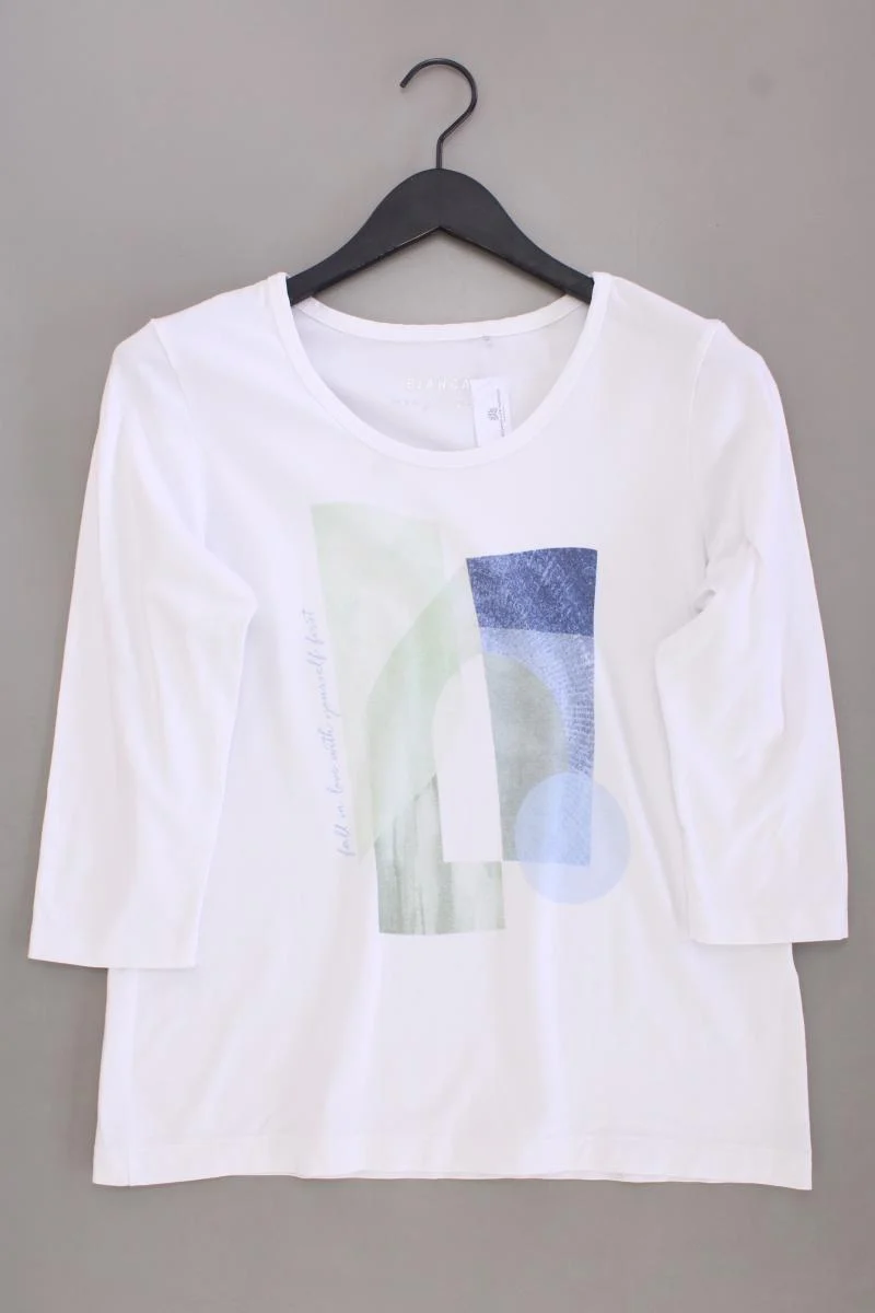 Bianca Classic Shirt Gr. 40 3/4 Ärmel weiß