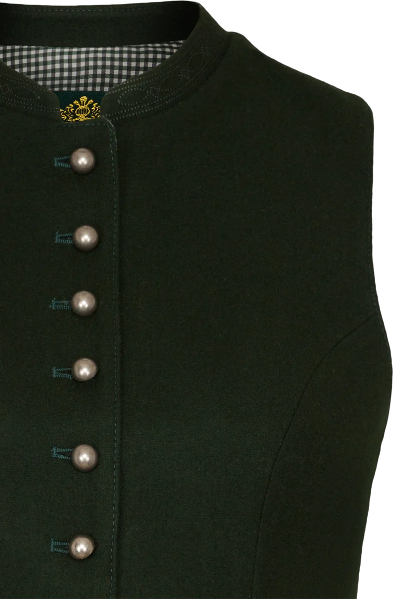 Damen Loden Trachtenweste - tanne