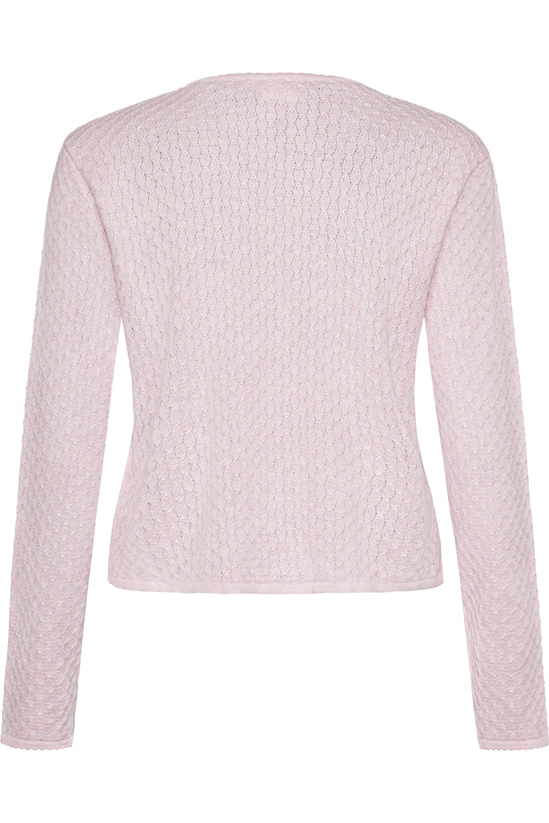 Dirndljacke kurz mit Wabenmuster - rose
