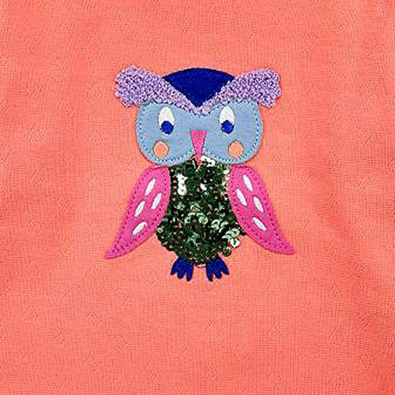 BONDI Baby Mädchen Langarmshirt "Eule" 86968 | Apricot