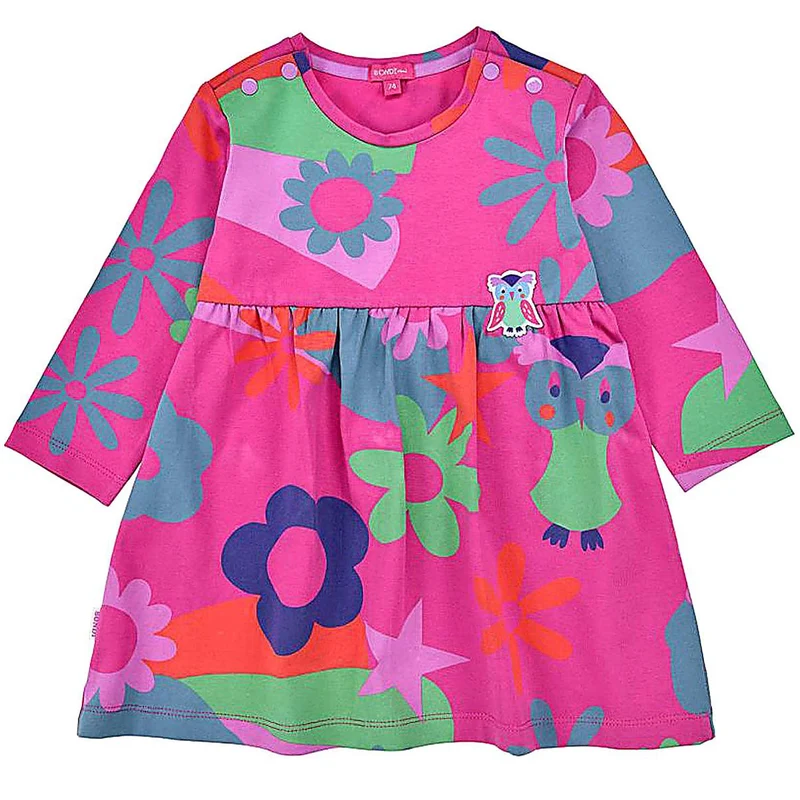BONDI Mädchen Kleid "Blumenallover" 86969 | Pink