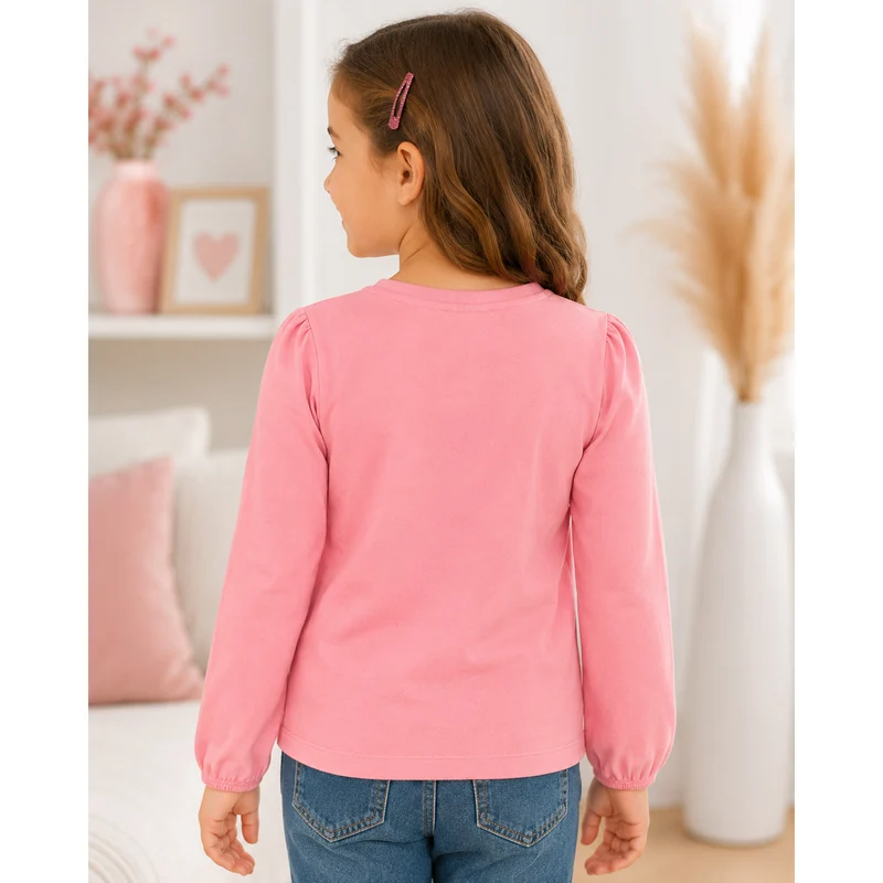 BONDI Mädchen Langarmshirt "Alpenmadl" 26100 | Rose