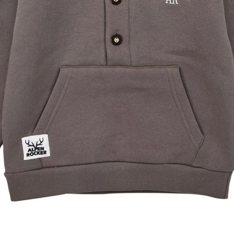 BONDI Jungen Sweatshirt Hoodie "Alpenrocker" 29992 | Coffee