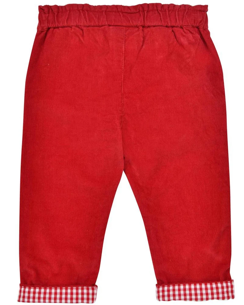 BONDI Baby Mädchen Cordhose 86934 | Rot