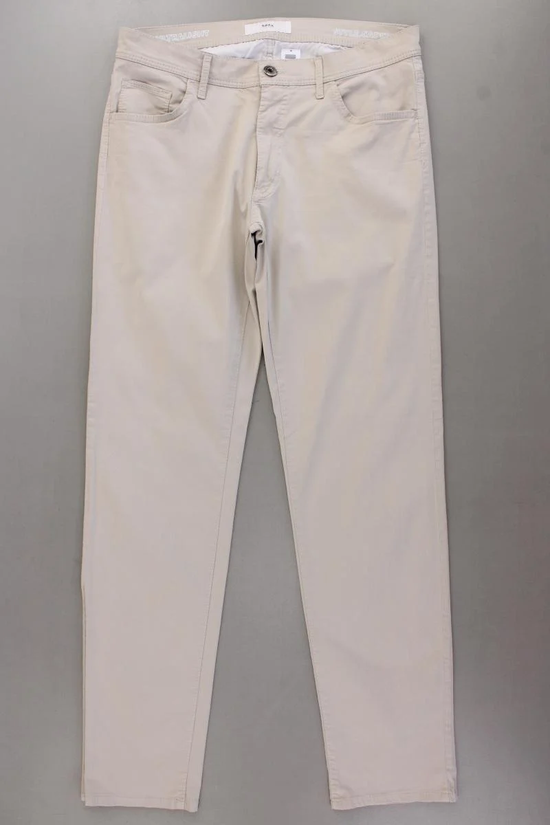 Brax Five-Pocket-Hose für Herren Gr. W33/L34 neuwertig creme aus Baumwolle
