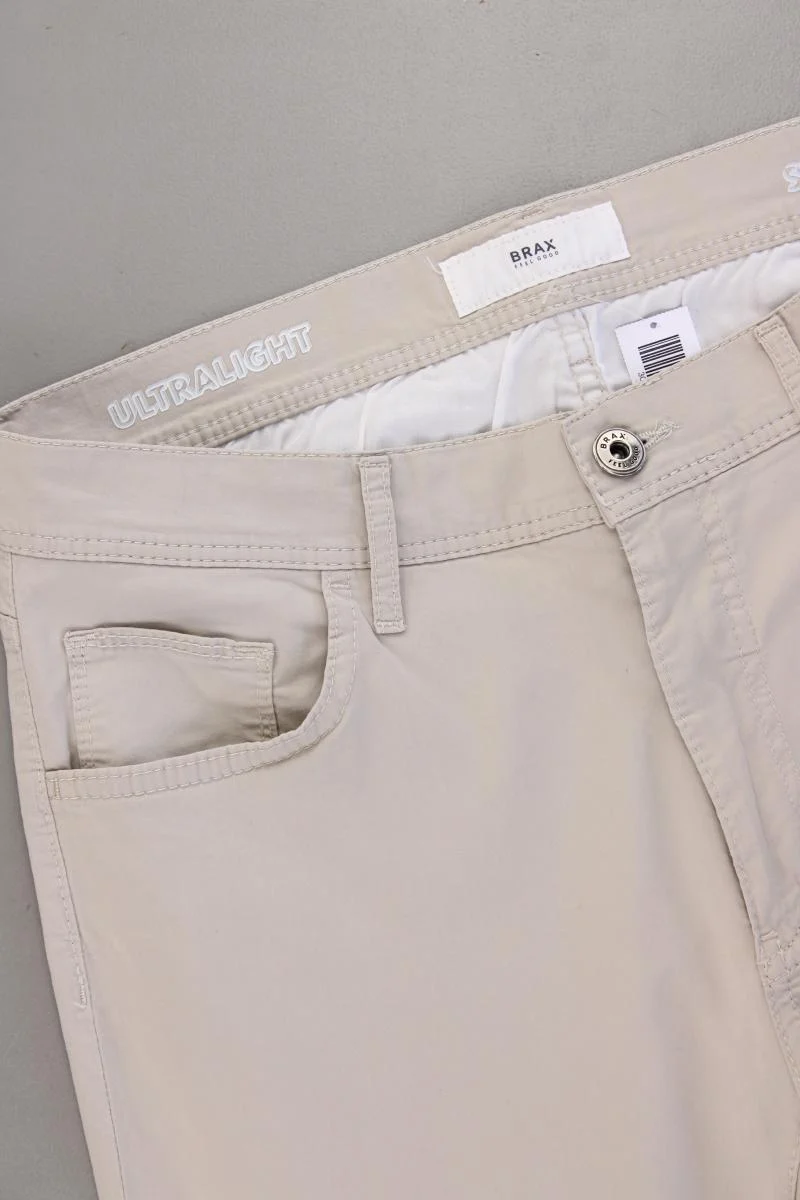 Brax Five-Pocket-Hose für Herren Gr. W33/L34 neuwertig creme aus Baumwolle