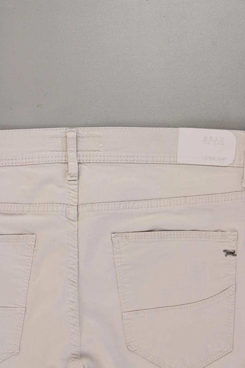 Brax Five-Pocket-Hose für Herren Gr. W33/L34 neuwertig creme aus Baumwolle