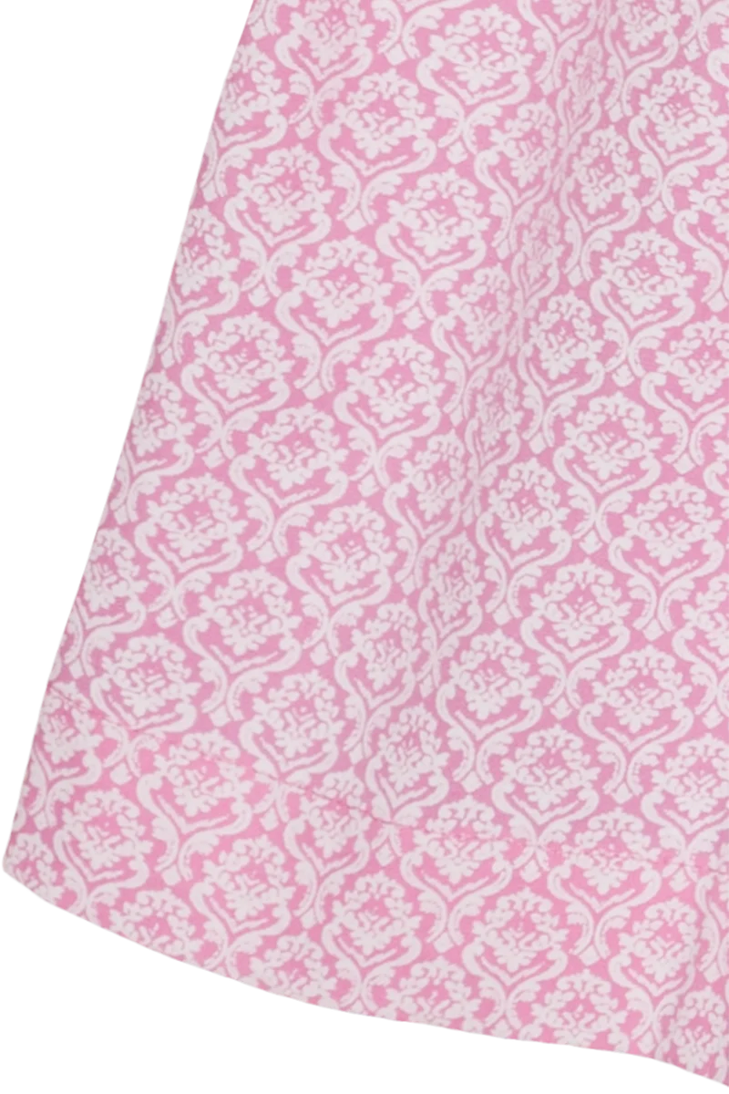 Kinder Baumwolldirndl gemustert mit Bluse - rosa