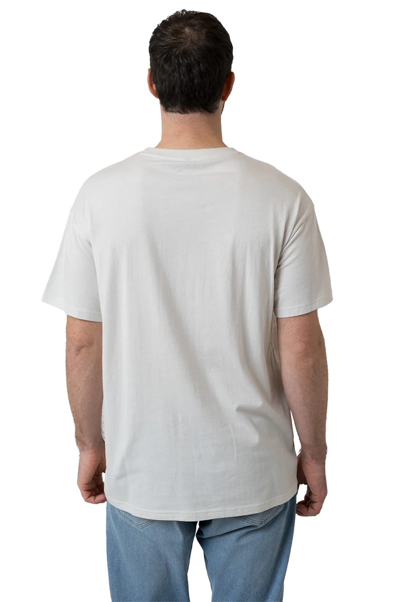 Herren T-Shirt mit humorvollem Lucky Luke-Druck - beige
