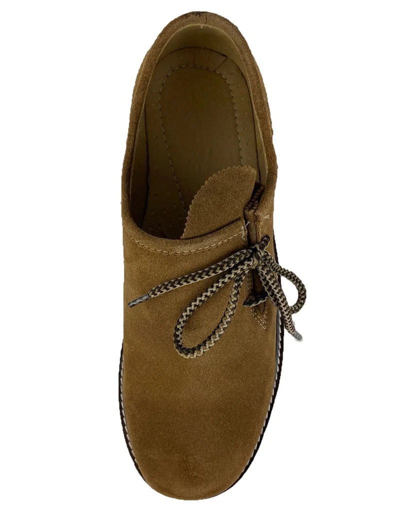 MADDOX Haferlschuhe "Altdorf" Veloursleder | Nuss Hellbraun