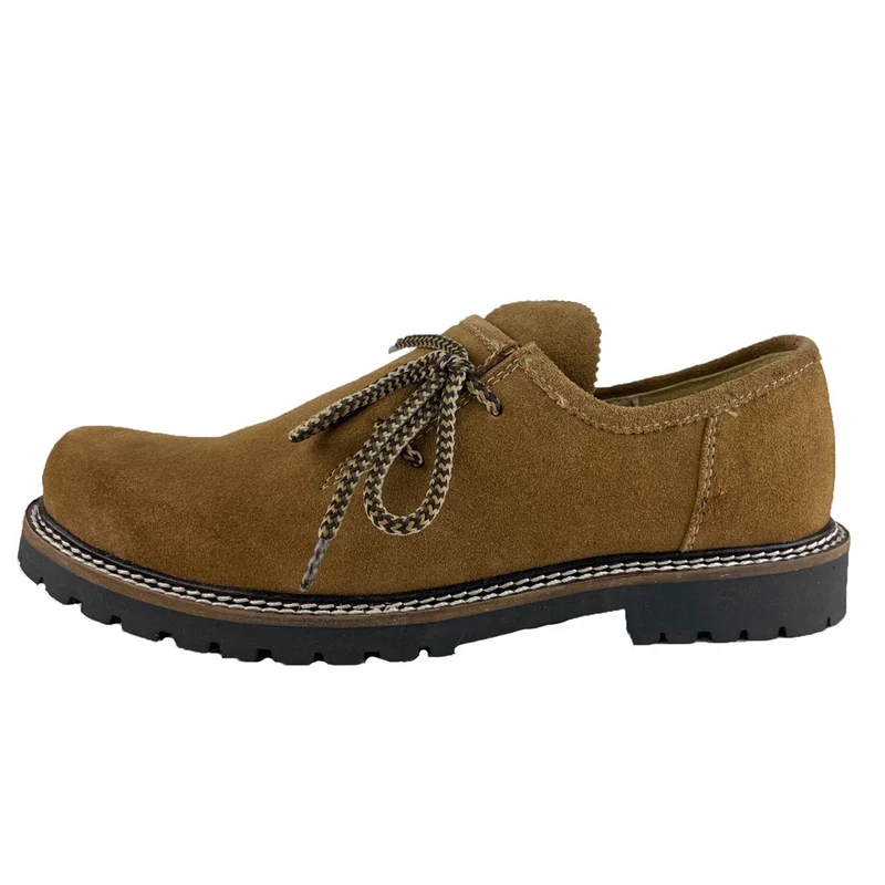MADDOX Haferlschuhe "Altdorf" Veloursleder | Nuss Hellbraun