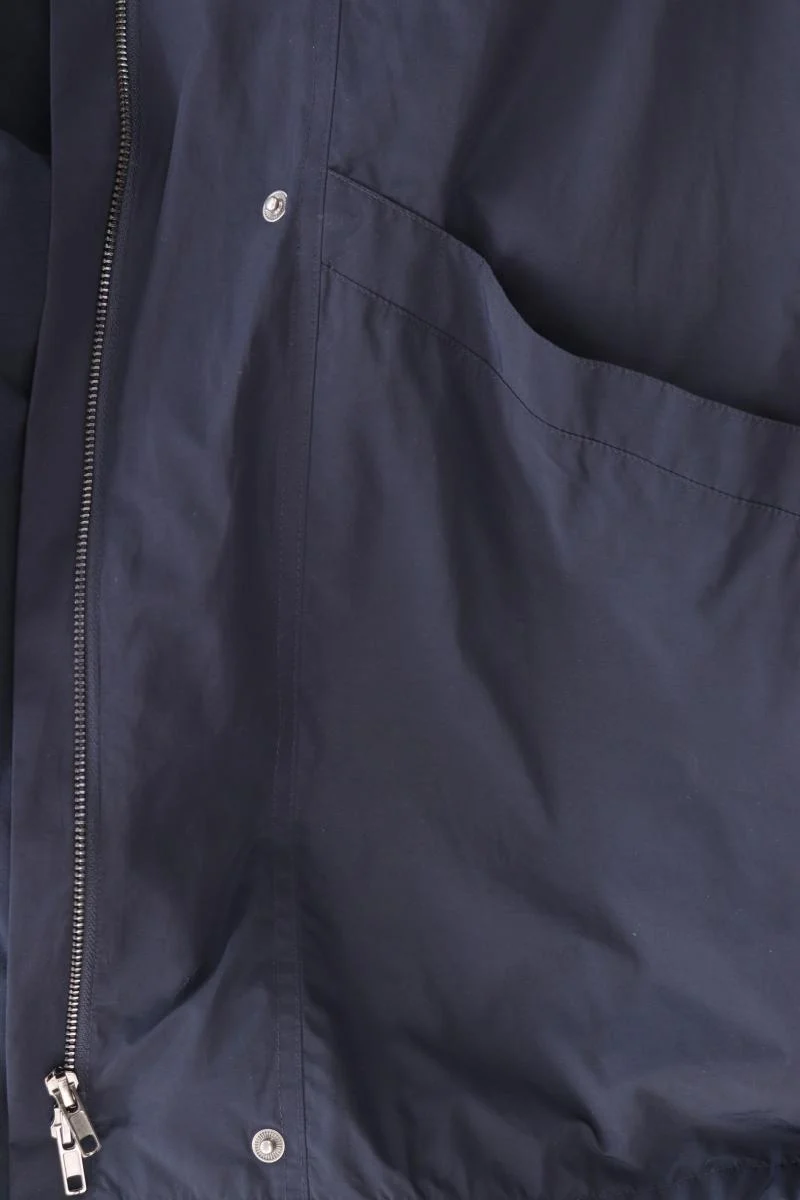 Opus Kapuzenmantel Gr. 38 neuwertig blau aus Nylon