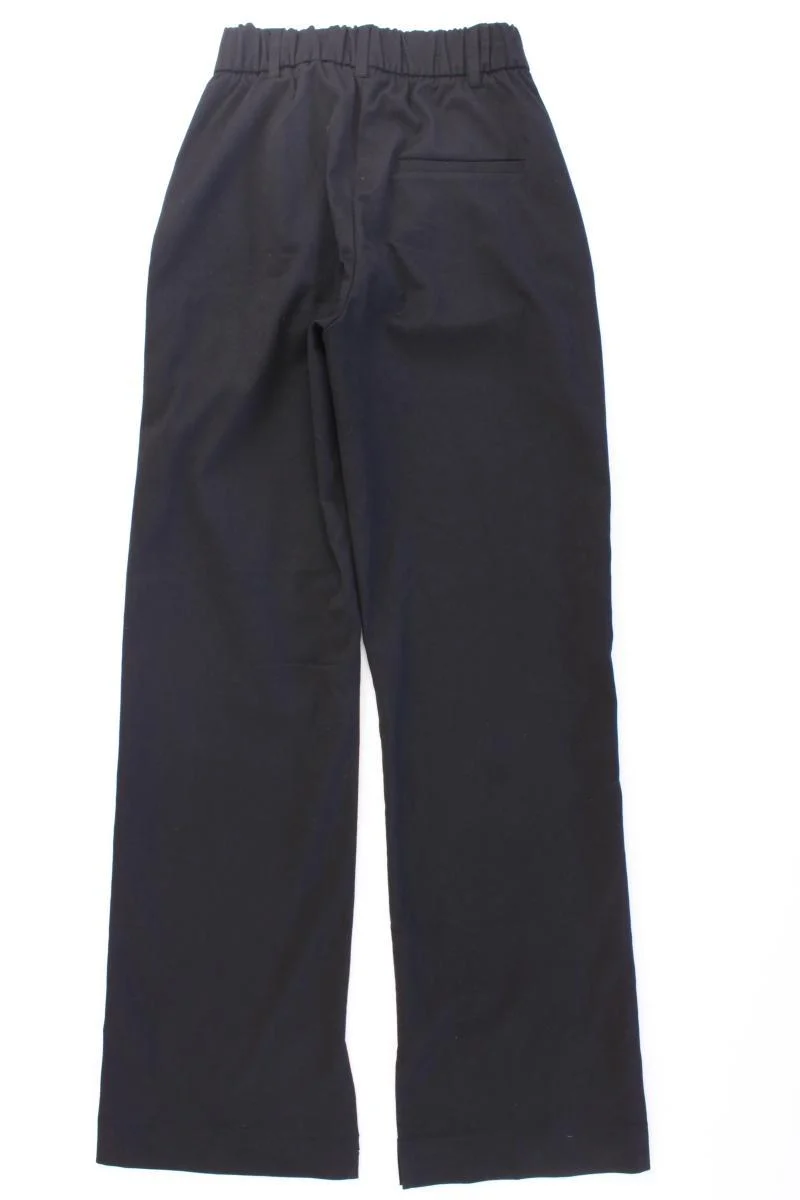 Bershka Stoffhose Gr. XS schwarz aus Polyester