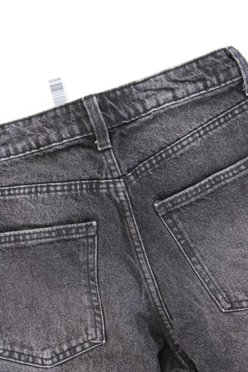 Bershka Jeansshorts Gr. 34 grau aus Baumwolle