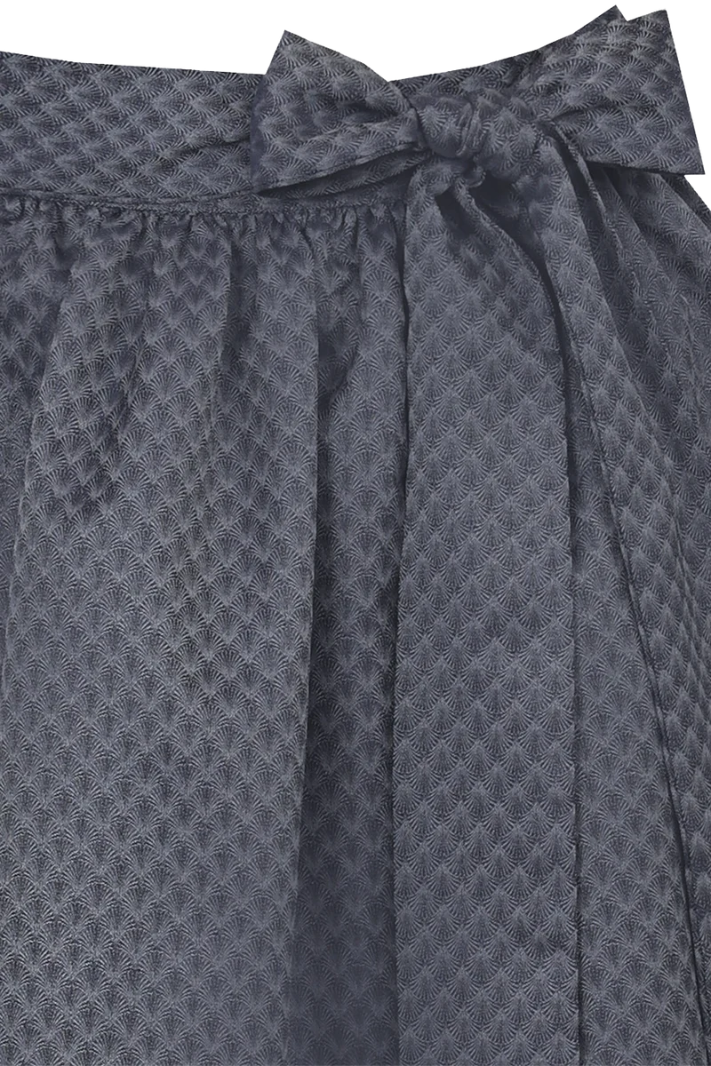 Dirndlschürze Midi 70 cm - nachtblau