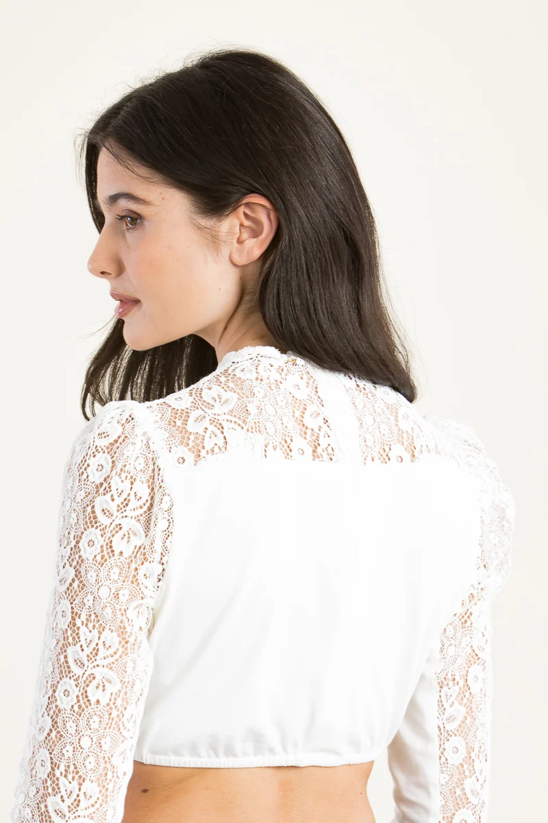 Gottseidank Dirndlbluse Ernesta Eierschale