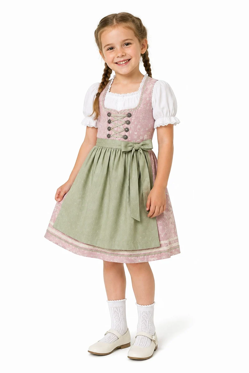 Kinder Trachten Socken Häkellook Ajour 11041 | Weiß