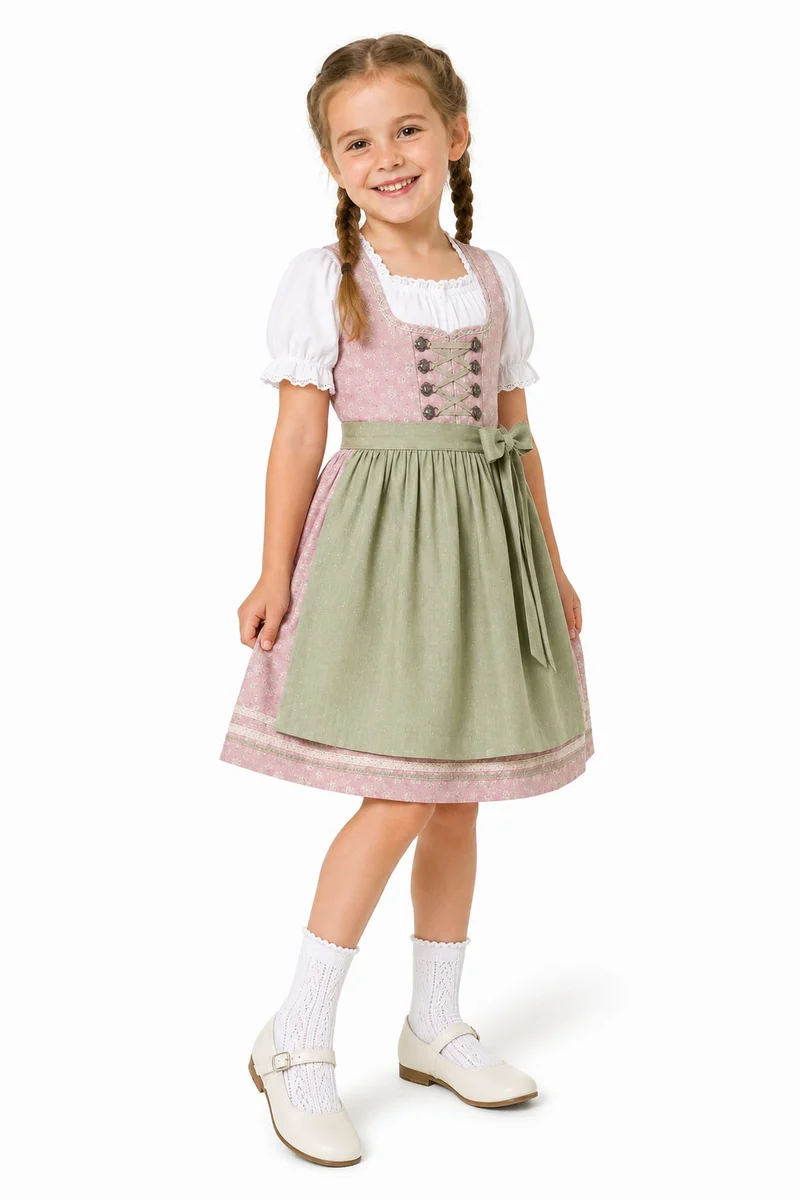 Kinder Trachten Socken Häkellook Ajour 11041 | Weiß