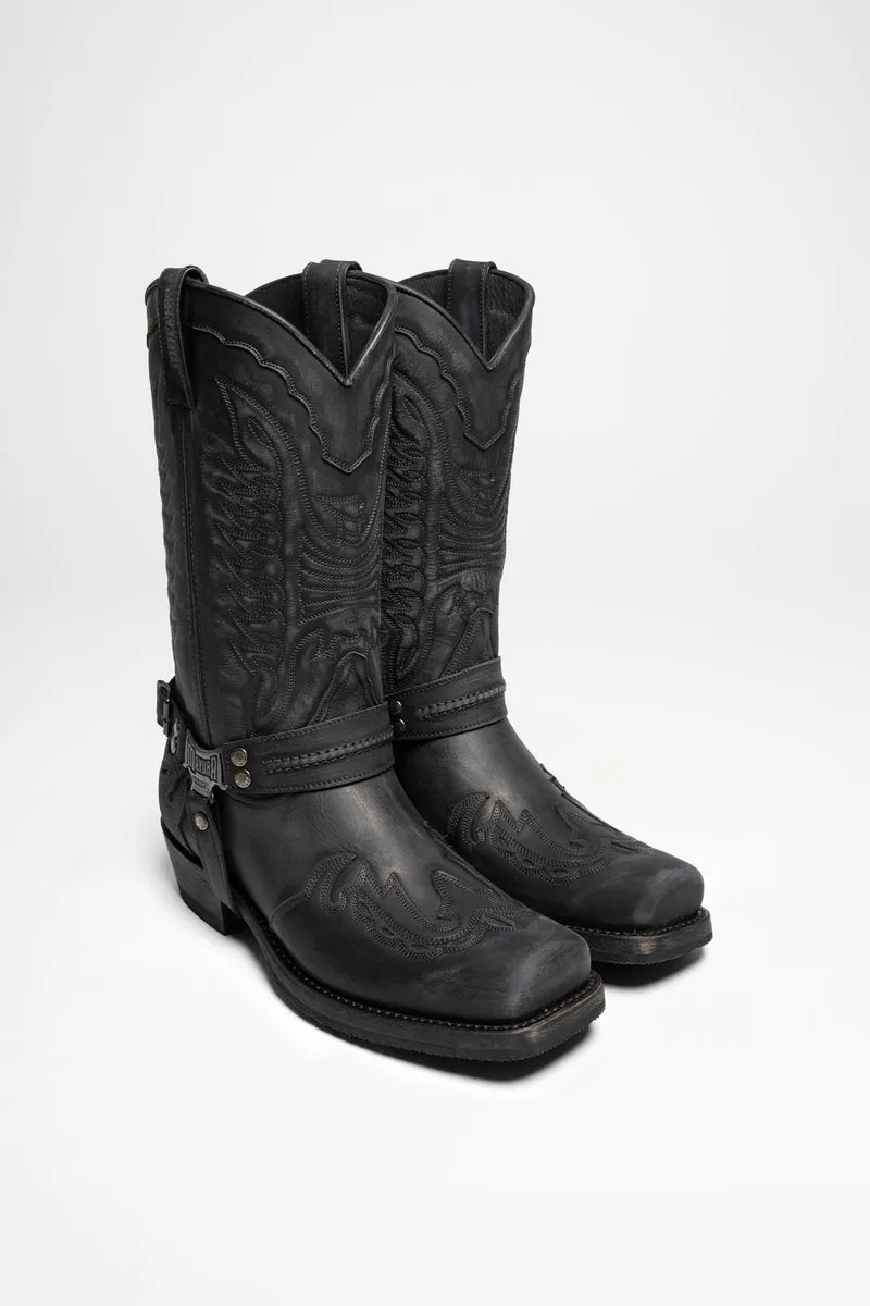 2471 INDIAN Herren Schwarz Usado Negro